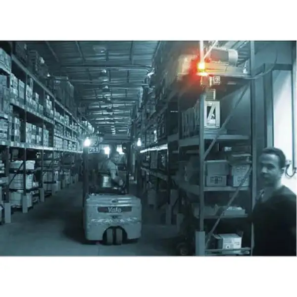 Signalisierungssystem für Gabelstaplerdurchfahrten – 1× Zentraleinheit, 1× Radarwarner, 1× LED-Sirene 32 Töne