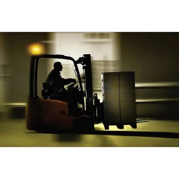 Signalisierungssystem für Gabelstaplerdurchfahrten – 1× Zentraleinheit, 1× Radarwarner, 1× LED-Sirene 32 Töne