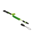 Spiral-Befestigungsschnur NLG Lanyard, klein – Kunststoff, grün
