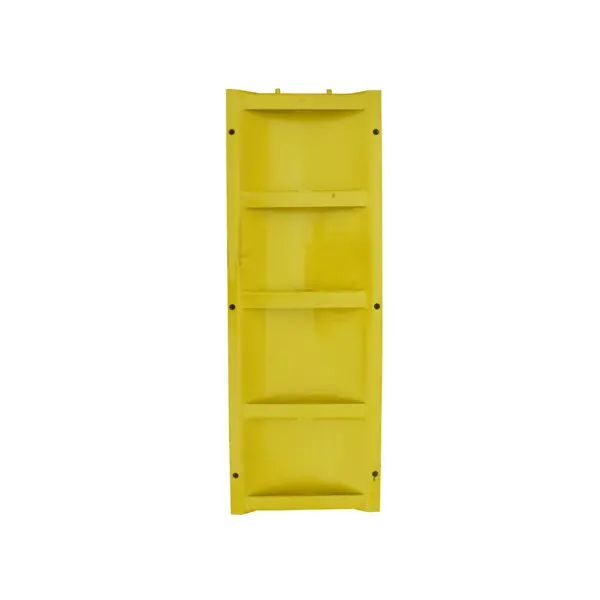 Stahl-Retarder – Kabelbrücke 25 km/h, 40 t – 1000×360×50 mm, gelb