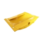Stahl-Retarder – Kabelbrücke 25 km/h, 40 t–250×360×50 mm, gelb