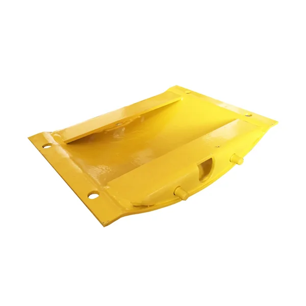 Stahl-Retarder – Kabelbrücke 25 km/h, 40 t–250×360×50 mm, gelb