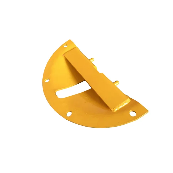 Stahl-Retarder – Kabelbrücke 25 km/h, 40 t, 2er-Set, Endstück – 180×360×50 mm, gelb