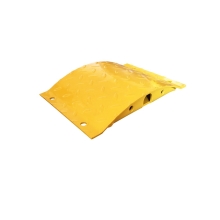 Stahl-Retarder – Kabelbrücke 25 km/h, 40t–250×360×50 mm, gelb