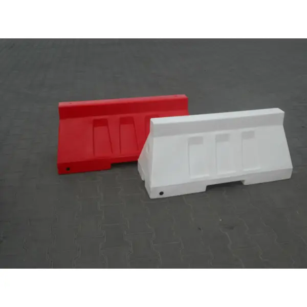 Straßenleitplanke aus Kunststoff 50 – PE, Rot, 500×400×1006 mm