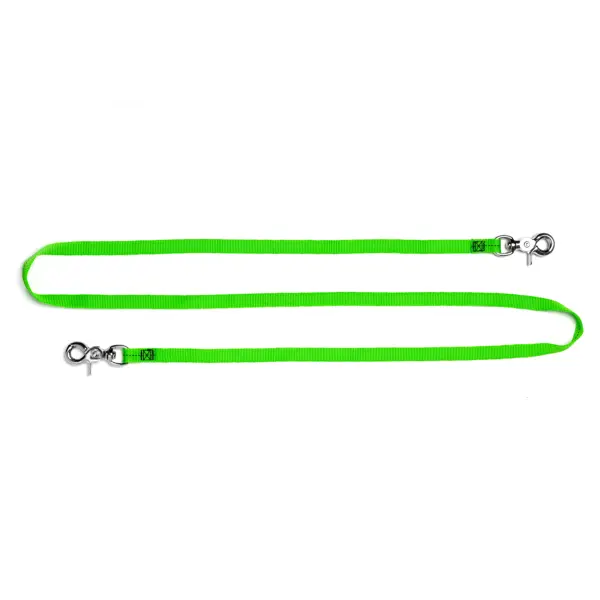 Textiler Hebegurt NLG Lanyard mit Tragfähigkeit bis 5 kg – Nylon, grün, Länge 1500 mm