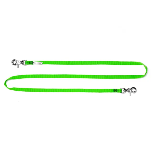 Textiler Hebegurt NLG Lanyard mit Tragfähigkeit bis 5 kg – Nylon, grün, Länge 1500 mm