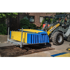 Transport-metall-Palette für Grabenabdeckung 23/5 (12 Mittelstücke, 2 Endstücke)
