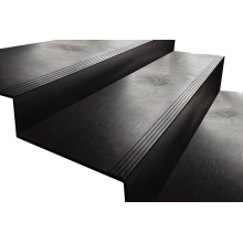 Treppenkantenprofil StandardRecycled aus recyceltem PVC – 300×200×1080×6mm, glatte Oberfläche, anthrazit