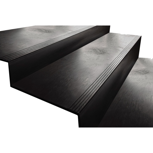 Treppenkantenprofil StandardRecycled aus recyceltem PVC – 300×200×1080×6mm, glatte Oberfläche, anthrazit