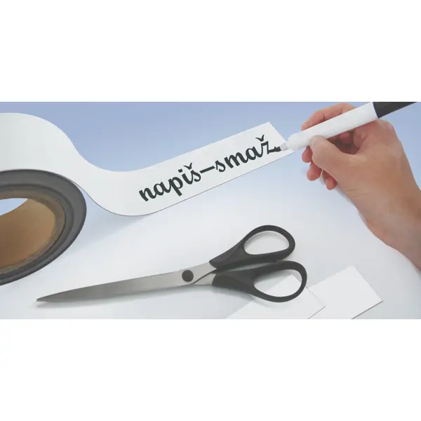 Umschreibbare Magnetbänder – blau, 20 mm × 10 m