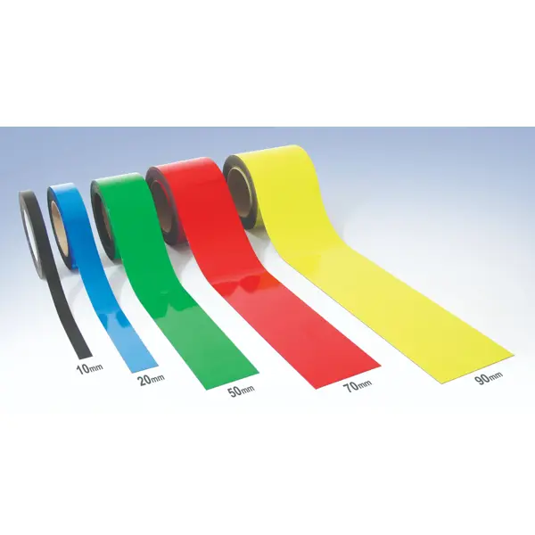 Umschreibbare Magnetbänder – gelb, 50 mm × 10 m