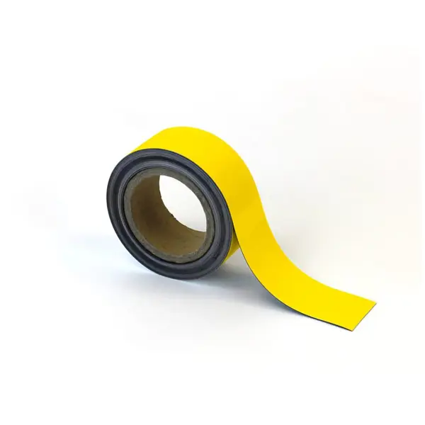 Umschreibbare Magnetbänder – gelb, 50 mm × 10 m