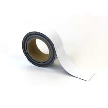 Umschreibbare Magnetbänder – weiß, 50 mm × 10 m