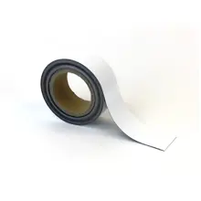 Umschreibbare Magnetbänder – weiß, 50 mm × 10 m