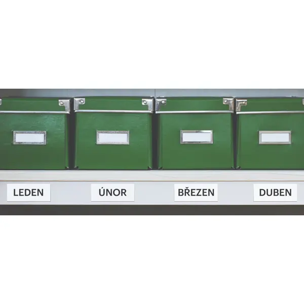 Umschreibbare Magnetetiketten – weiß, 100×150 mm, 100er-Pack