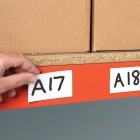 Umschreibbare Magnetetiketten – weiß, 15×80 mm, 100er-Pack