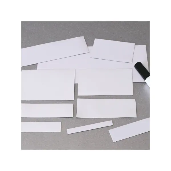 Umschreibbare Magnetetiketten – weiß, 50×80 mm, 100er-Pack
