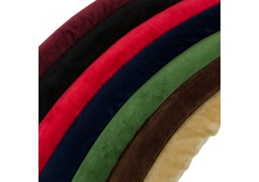 Velours-Seil – poliertes Chrom mit Schnappverschluss, 2 m