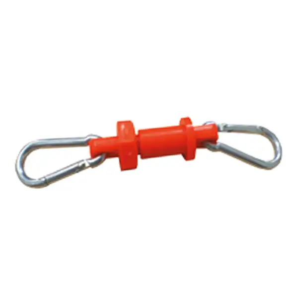 Verbindungsglied für Kunststoffketten, Doppelkupplung, rot