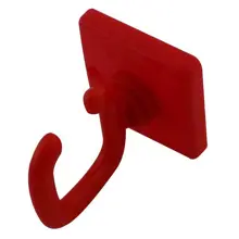 Verbindungsglied für Kunststoffketten, Hakentyp – rot