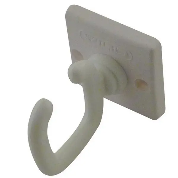 Verbindungsglied für Kunststoffketten, Hakentyp – weiß