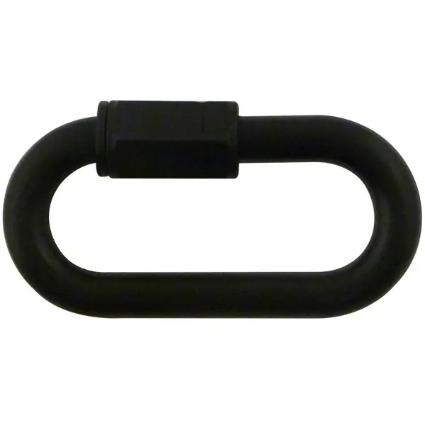 Verbindungsglied für Kunststoffketten, Karabinerhaken-Typ – Kunststoff, rot, 4er-Pack