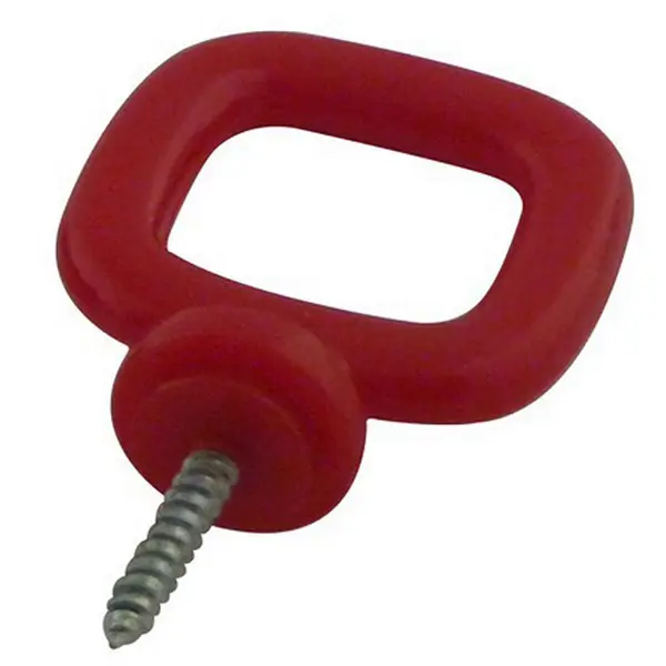 Verbindungsglied für Kunststoffketten, Ösentyp – rot, 4er-Pack