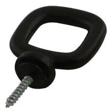 Verbindungsglied für Kunststoffketten, Ösentyp – schwarz, 4er-Pack