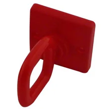 Verbindungsglied für Kunststoffketten, Wandauge-Typ – rot