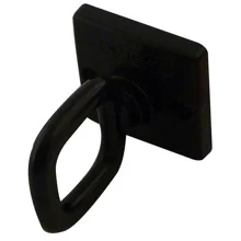 Verbindungsglied für Kunststoffketten, Wandauge-Typ – schwarz