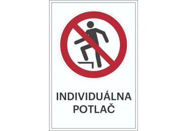 Verbotskennzeichnung – Aufsteigen verboten + individueller Text