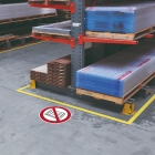 Verbotskennzeichnung, Aufzug im Brandfall nicht benutzen, mit Möglichkeit des individuellen Textes – Aluminium-Kompositwerkstoff, 400×600 mm