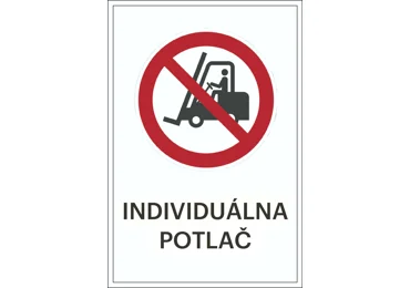 Verbotskennzeichnung – Gabelstapler verboten + individueller Text