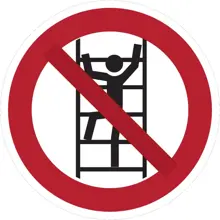 Verbotskennzeichnung, Klettern verboten – Aluminium-Kompositwerkstoff, D. 200 mm