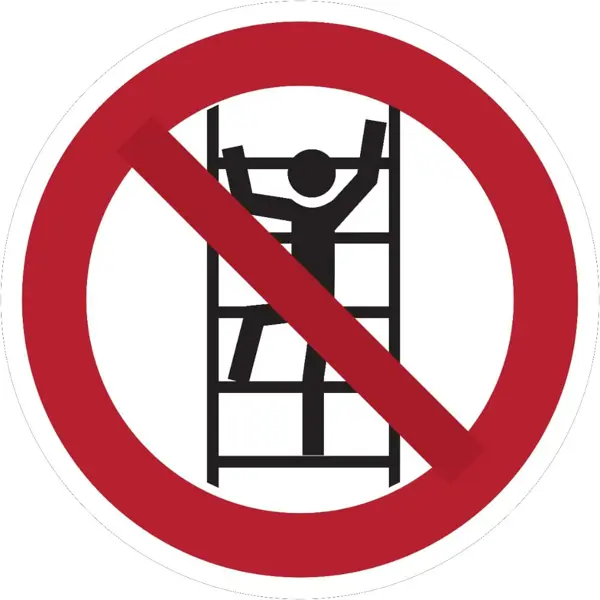 Verbotskennzeichnung, Klettern verboten – Polycarbonat, D. 600 mm