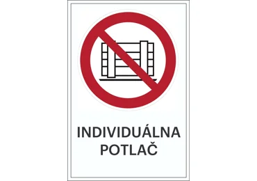 Verbotskennzeichnung – Paletten abstellen verboten + individueller Text