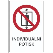 Verbotskennzeichnung, Personenbeförderung verboten, individueller Text – Aluminium-Kompositwerkstoff, 300×450 mm