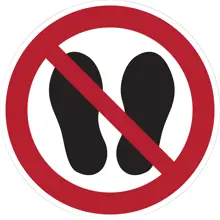 Verbotskennzeichnung, Zutritt verboten – Aluminium-Kompositwerkstoff, D. 200 mm