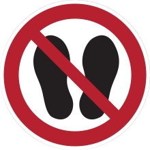 Verbotskennzeichnung, Zutritt verboten – Aluminium-Kompositwerkstoff, D. 400 mm