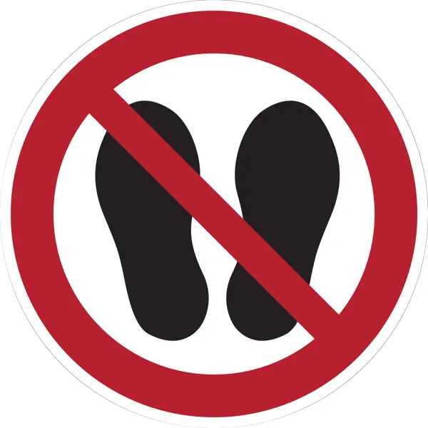 Verbotskennzeichnung, Zutritt verboten – Polycarbonat, D. 400 mm