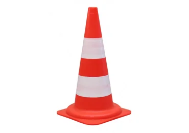 Verkehrsleitkegel, Reflexstreifen – PP