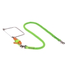 Verlängertes flexibles NLG Lanyard für Werkzeuge – Nylon, grün-schwarz