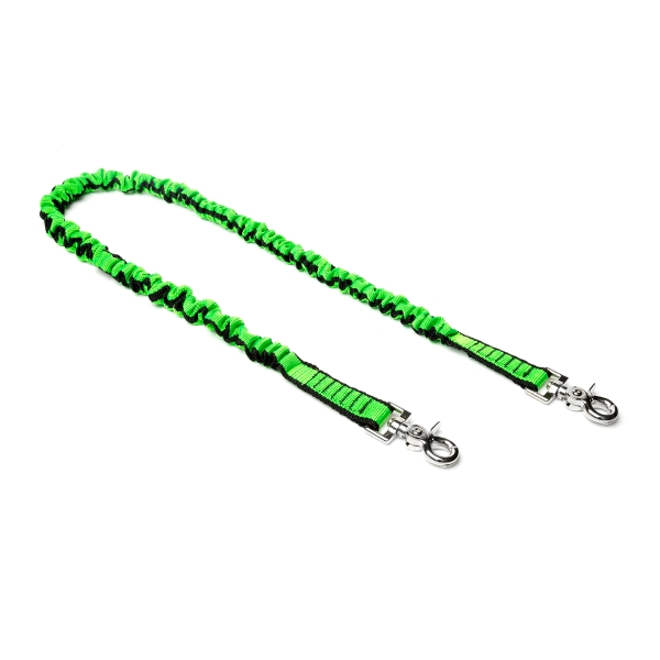Verlängertes flexibles NLG Lanyard für Werkzeuge – Nylon, grün-schwarz