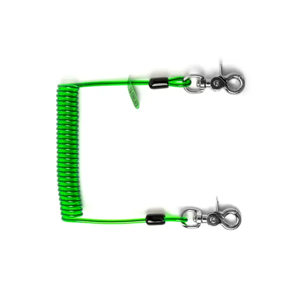 Verlängertes NLG Lanyard mit 3 kg Tragfähigkeit – Metall, grün