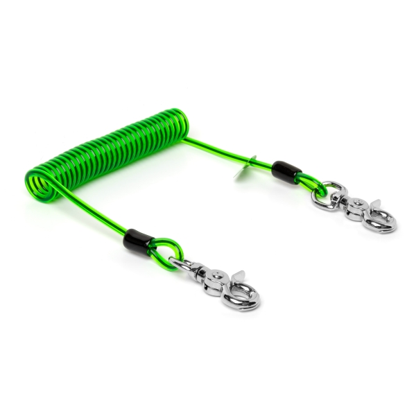 Verlängertes NLG Lanyard mit 3 kg Tragfähigkeit – Metall, grün