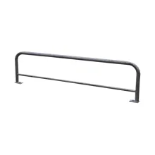 Verzinktes Geländer für Betonschutzplanken – 2000×500 mm