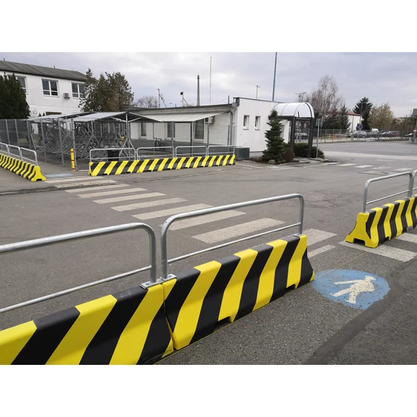 Verzinktes Geländer für Betonschutzplanken – 2000×500 mm