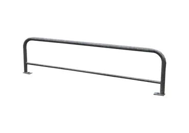 Verzinktes Geländer für Betonschutzplanken