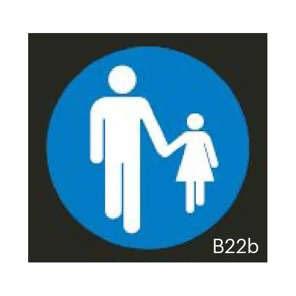 Vorgefertigte Straßenmarkierung "Gehweg" – Thermoplast, D.600 mm, 2er-Pack